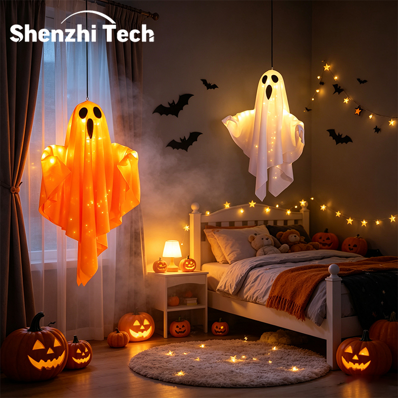 Decor Lighting Lamps - Halloween-Hängelampe in Form eines leuchtenden Geisters,