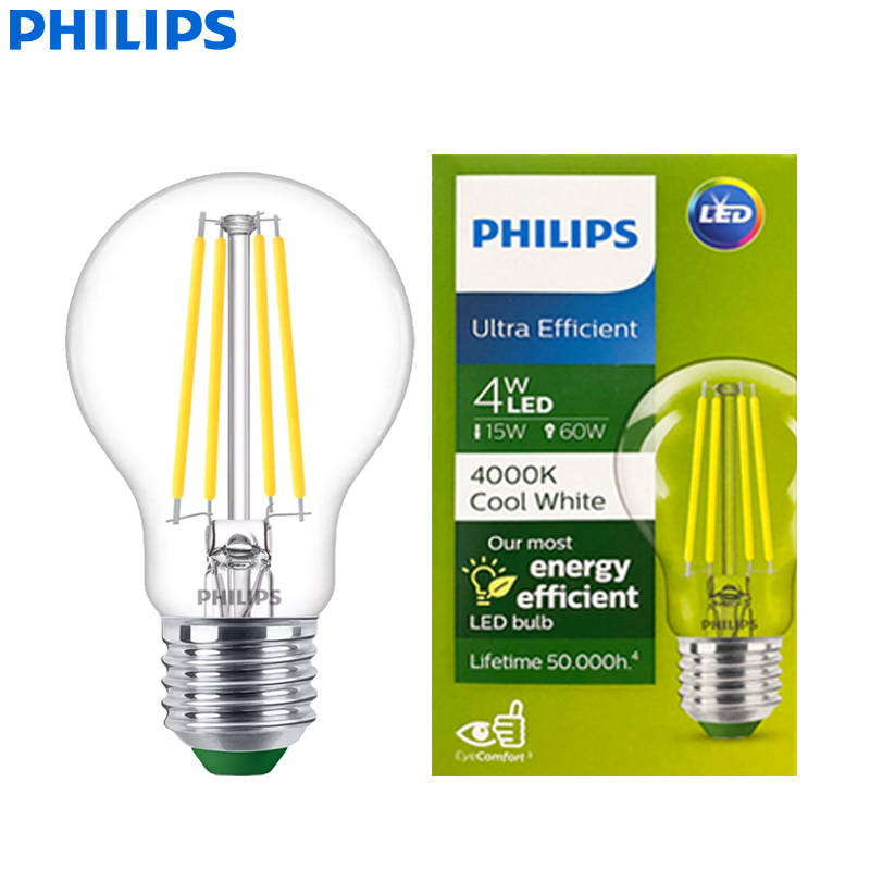 Philips Bulb Led Classic - PHILIPS Ultra Effiziente LED-Filamentlampe Klar A60