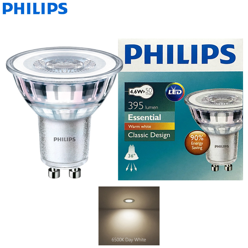 Philips Bulb Led Classic - PHILIPS GU10 PAR16 LED-Spotlampe Essential 4,6W
