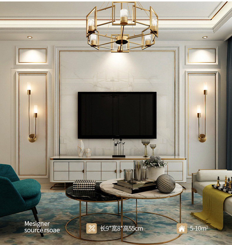 # Retro-Wandleuchte für Wohnzi – Up Lighting Decor Bewertung und Preis