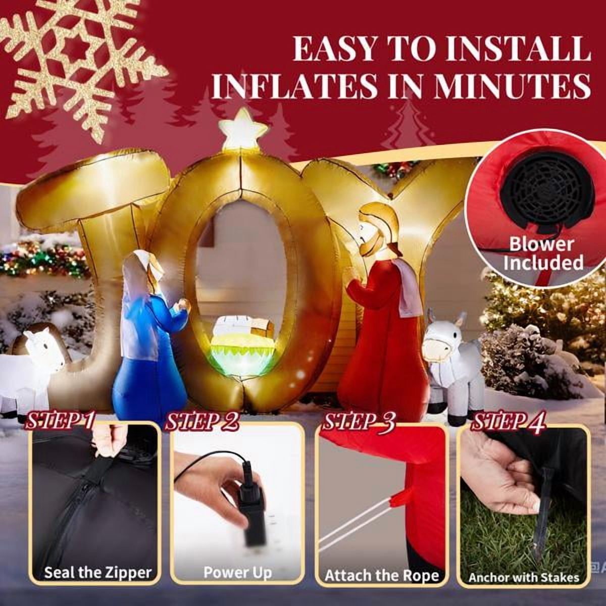 Weihnachtliche aufblasbare Dek – Decor Timeless Lighting Bewertung und Preis