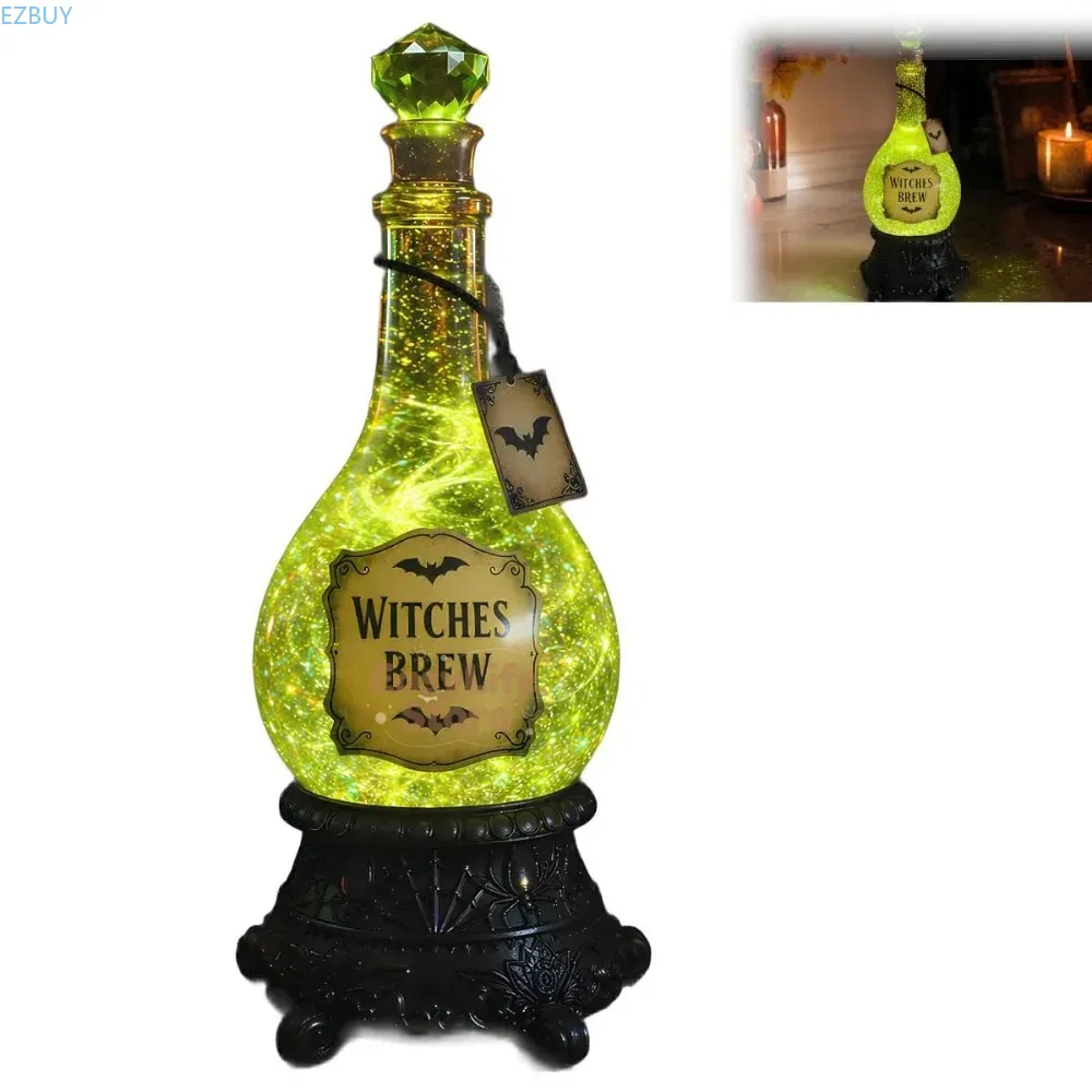 Leuchtende Hexenbrühe-Flasche  – Up Lighting Decor Bewertung und Preis