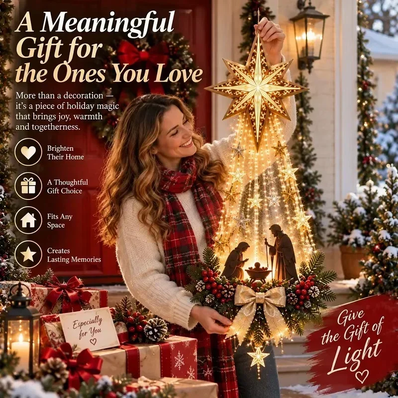 Weihnachts-Bethlehem-Stern des – Lighting Decoration Ideas Bewertung und Preis