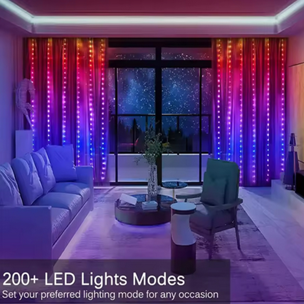 3M RGB Smart LED Vorhang Licht – Lighting Christmas Decor Bewertung und Preis